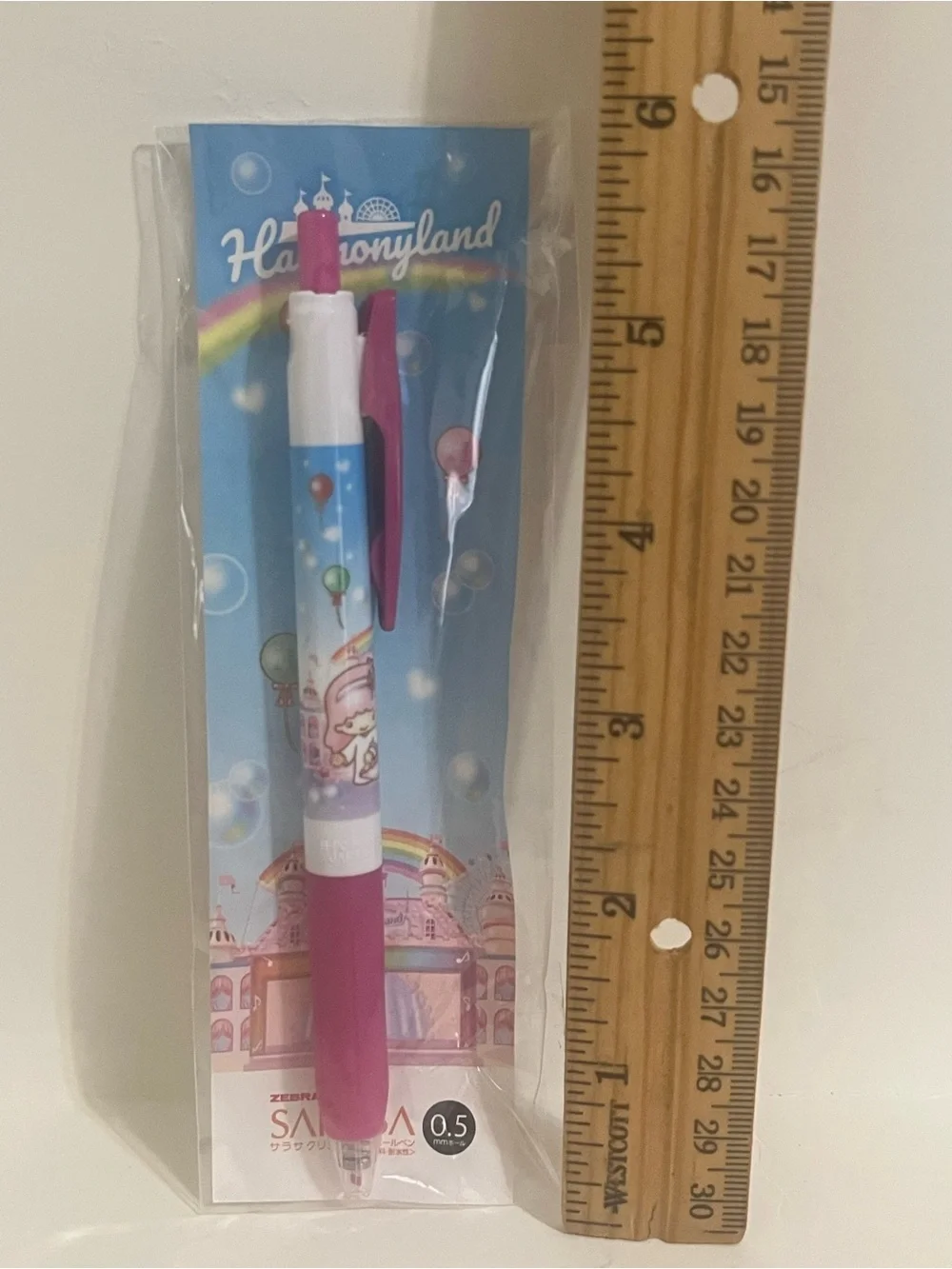 Sanrio HarmonyLand -LITTLE TWIN STARS Sarasa Clip Pen